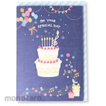 Hallmark Japan Music Box Card Cake Navy III