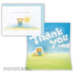 Hallmark Japan Thank You Card Bear&#39;s Wish Thank You from the Heart II