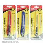 M&G Utility Knife- Manual Blade Lock 13 Snap-Off,1Blade
