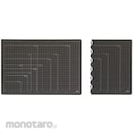 Nakabayashi Folding Cutter Mat, Double-Sided Clay Board, A3