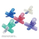 MITSUYA Bulldog Paper Clip Aqua Clear (Penjepit Kertas Bulldog)
