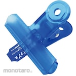 MITSUYA Bulldog Paper Clip Rose Aqua Large Blue (Penjepit Kertas Bulldog)