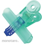 MITSUYA Bulldog Paper Clip Rose Aqua Large Green (Penjepit Kertas Bulldog)