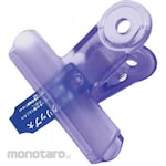 MITSUYA Bulldog Paper Clip Rose Aqua Large Purple (Penjepit Kertas Bulldog)