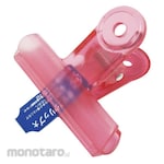 MITSUYA Bulldog Paper Clip Rose Aqua Large Red (Penjepit Kertas Bulldog)