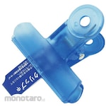 MITSUYA Bulldog Paper Clip Rose Aqua Medium Blue (Penjepit Kertas Bulldog)