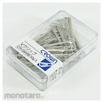 Crown [Office Supplies] Paper Clip V with Plastic Case (Klip Kertas)