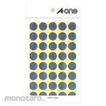 3M A-One [TM Top] Color Label Round 15mm Silver (8pcs) (Stiker Label Dot/Bulat)
