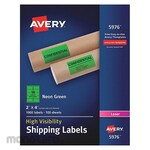 AVERY Neon Shipping Labels