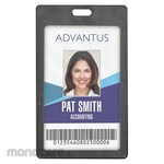 ADVANTUS Vertical Rigid ID Badge Holder