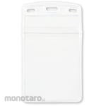 Open Industries Case for name tag Soft vertical business card with zipper