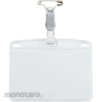 Open Industries Tag name tag plastic clip soft horizontal business card