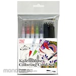 Kuretake Kaleidolines Coloring Cards Assorted Set
