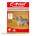 e-Print Kertas Glossy Hitam dan Putih