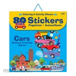 Bazic Lembar Mewarnai dan Stiker Seri Mobil