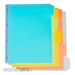 ESCO A4 Size Colorful Folder Divider Pp Sheet/5 Color