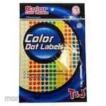 Tom & Jerry Label Stiker Bulat Warna