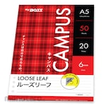 Big BOSS Loose Leaf Spiral A5 50 Lembar Garis