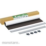 KOKUYO Magnetic White Board With Plain Frame Plain