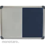 Offis Combination Drywipe/Felt Board Alu Frame