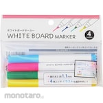 Sun Note Color Whiteboard Marker 4-Piece Set