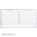 TRUSCO Steel Whiteboard (Monthly Schedule Horizontal Writing)