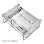 CARPENTIA Box Kartu Nama Akrilik dengan Tutup Engsel