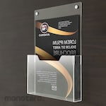 CARPENTIA Tempat Brosur Dinding Akrilik