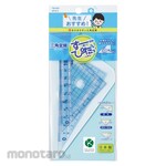 Raymay Fujii Teacher Recommended Triangle Ruler Small