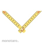 SHINWA Fiber Folding Ruler 5 Folds