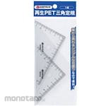 SMARTVALUE RecycLED Pet Triangle Ruler