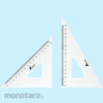 Shinwa Rules Triangular Ruler Acrylic