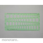 ESCO 25°-60° elliptical ruler