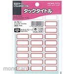 KOKUYO Tack Title Label Red Frame (Stiker Judul)