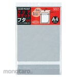 Sekisei Clear pocket with lid A4