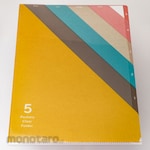 Designphil(MIDORI) 5 Pocket Clear Holder Stripe Pattern