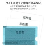 ESCO A4/310x220mm security holder blue