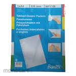 Bantex Plastik Pocket Dokumen dengan Tab Divider A4 Isi 5