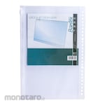 Bantex Plastik Pocket Zipper untuk Binder Multi Ring B5