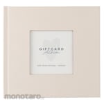 Nakabayashi Gift card album with plastic mount, repositionable