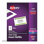 AVERY Name Badge Insert Refills