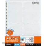 KOKUYO A4 Refill 4 Pocket (Post Card Holder)