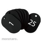 Open Industries Polystyrene Number Tag