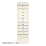 Pyramid Pocket Badge Rack Putty