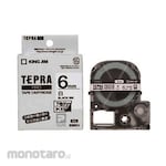 King Jim Tepra Pro Tape Underlying Hide Labels (Black on White)