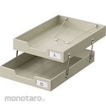 KOKUYO Tray A4 Vertical 2 Steps