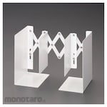 ESCO 105x150x205mm telescopic bookend (white)