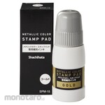 Shachihata Metallic color stamp pad special refill ink