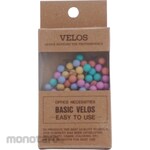 Velos 50 Map Pins, Beans, Pastel Mix