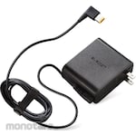 ELECOM Ac Adapter for Notebook Pc 20V Square Connector Easy to Carry Integrated Computer Charger 2m